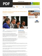 07-04-11 Diputados enviarán exhorto para que reforma laboral beneficie a trabajadores