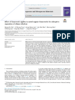 Effect of Framework Rigidity in Mof For Adsorption Separation of Ethane - Ethylene