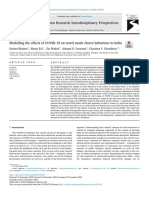 Modelling The Effects of COVID-19 On Travel Mode C