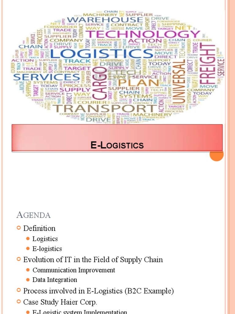 E-Logistics: Transforming Supply Chains | PDF | Logistics | Supply Chain