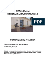 PROYECTO INTERDISCIPLINARIO 4°TO III y IV