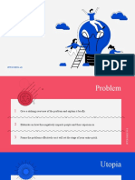 Blue and White Illustrated Finance Pitch Deck Presentation