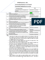 Counseling Schedule 2021 New