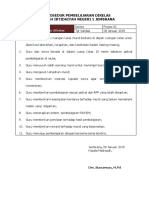 Sop Prosedur Pembelajaran Dikelas