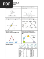 Geometry Cheat Sheet 3d Shape Formulas | PDF | Area | Volume