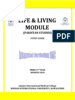 Life Living Module - 2nd Year - Session 2020