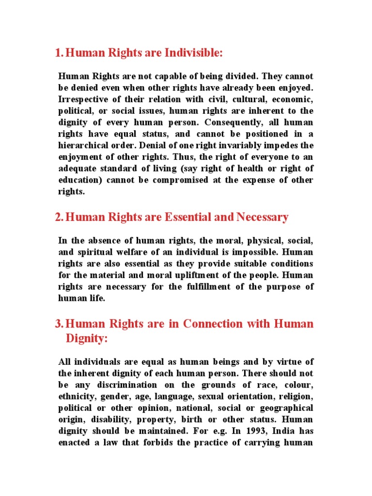 Understanding Indivisible Human Rights | PDF | Rights | Human Rights