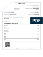 Original Tax Invoice