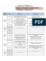 Jadwal Blok 7.2