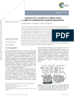 Paper: Mesoporous EU-1 Zeolite As A Highly Active Catalyst For Ethylbenzene Hydroisomerization