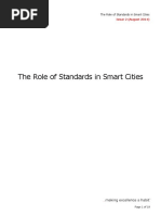 The Role of Standards in Smart Cities - BSI - 2014