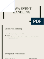 Java Event Handling