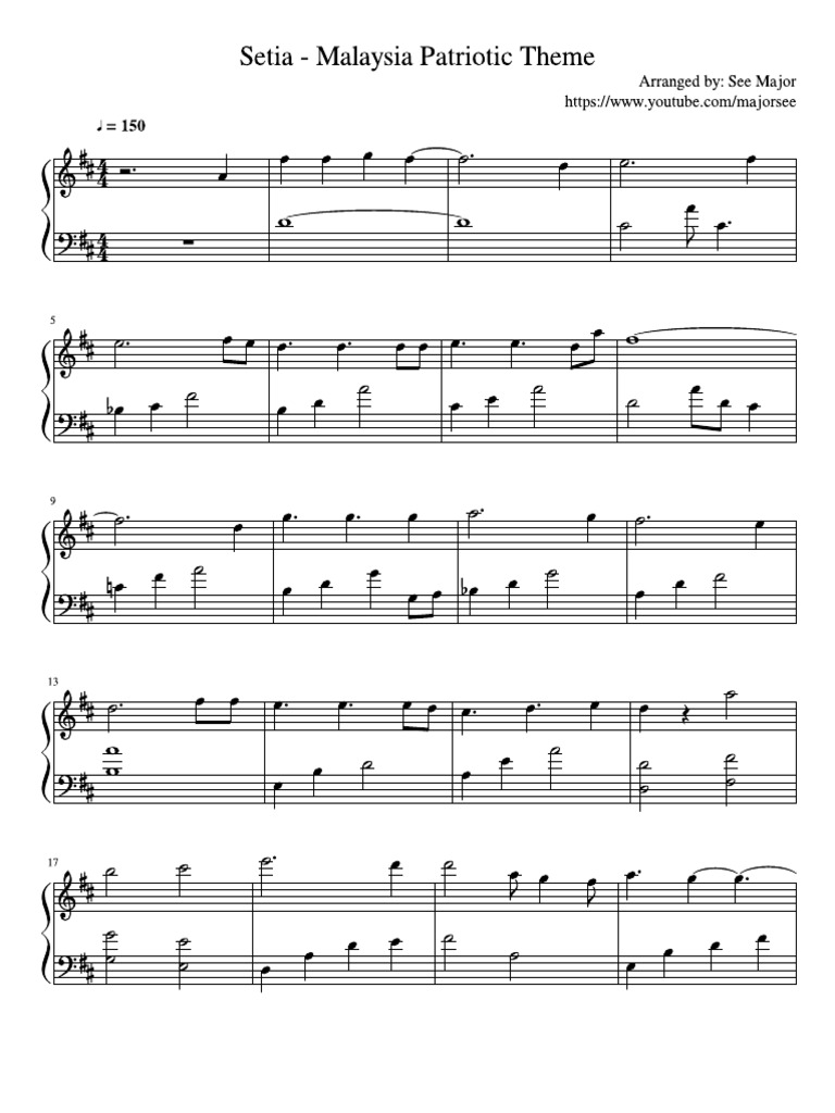 Setia - Malaysia Patriotic Theme | PDF