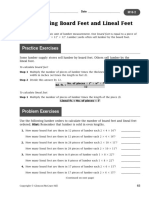 Calculating Board Feet and Lineal Feet: Practice Exercises