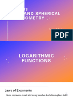MATH 133: Plane and Spherical Trigonometry