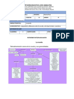 Actividad de Estructuración (Novela) .