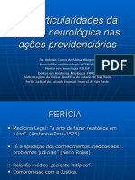 As Particularidades Da Pericia Neurologica Nas Acoes Previdenciarias - Dia 01.12.2016 - Dr. Antonio (1)