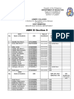 ABM XI Section 5: Department of Education