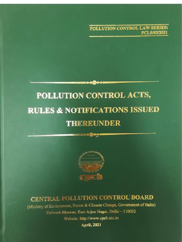 Pollution Control Law Series 2021 7th Edition PDF Liquefied