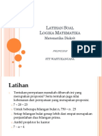 L S L M: Atihan OAL Ogika Atematika Matematika Diskrit