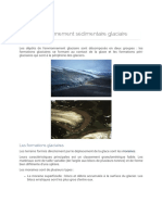 Roches Sédimentaires, Stratigraphie - L'Environnement Sédimentaire Glaciaire