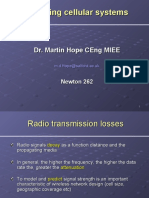 Modeling cellular systems and radio signal propagation