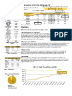 Team 11 Equity Research: Highlights