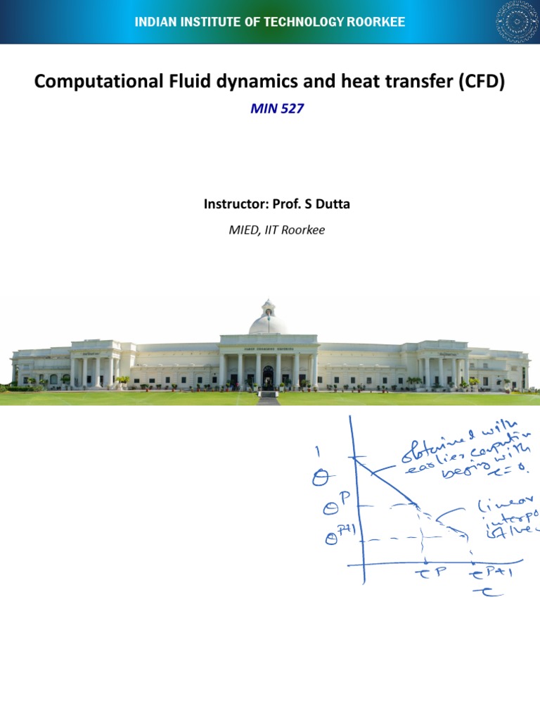 Computational Fluid Dynamics and Heat Transfer (CFD) : Indian Institute ...