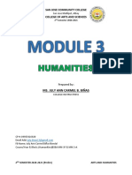 Humanities Module 3