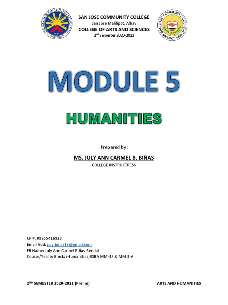 Module 5 Humanitiesupdated Pdf Composition Visual Arts Aesthetics