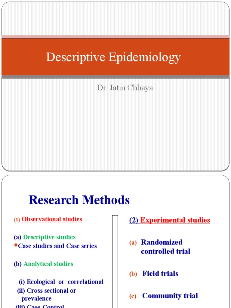 2 Done Descriptive Epidemiology | PDF | Epidemiology | Epidemics