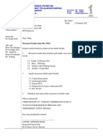 Surat Panggilan Mesyuarat Sains Bil 1 2021