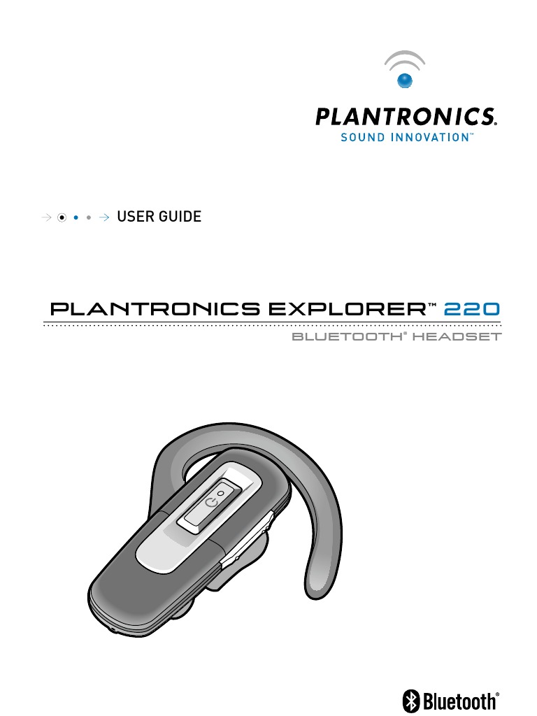 Plantronics Explorer 300 Series User Manual Pdf Download – WBVGM