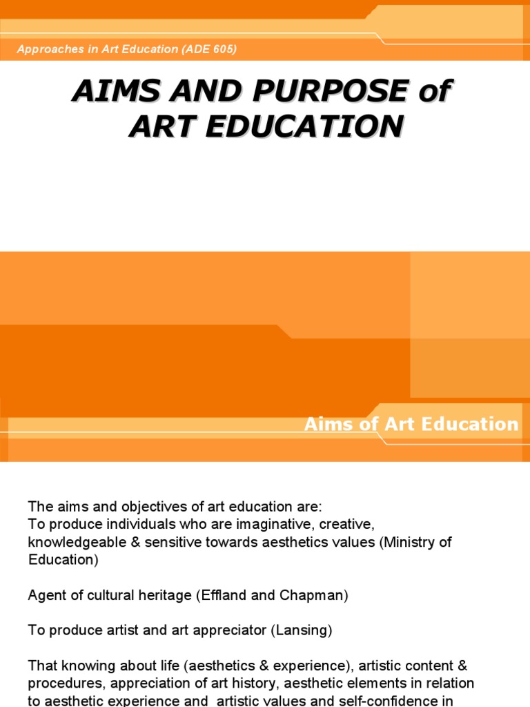 WHAT IS ART EDUCATION PDF visual data 4