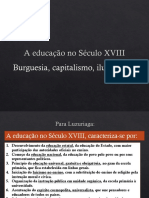 A Educação No Século XVIII