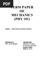 Download X Ray Diffraction by Shivam Verma SN52603975 doc pdf