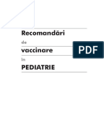 Recomandari de Vaccinare in Pediatrie Copie