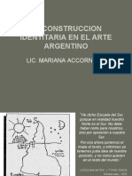 La Construccion Identitaria en El Arte Argentino