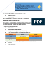 Dois componentes de um Relatório de pesquisa de estado dos EUA