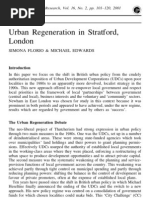 Urban Regeneration in Stratford London