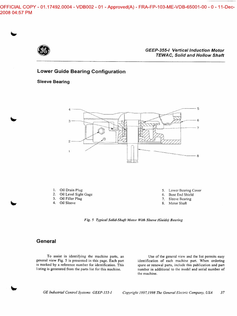 Lower Guide Bearing | PDF