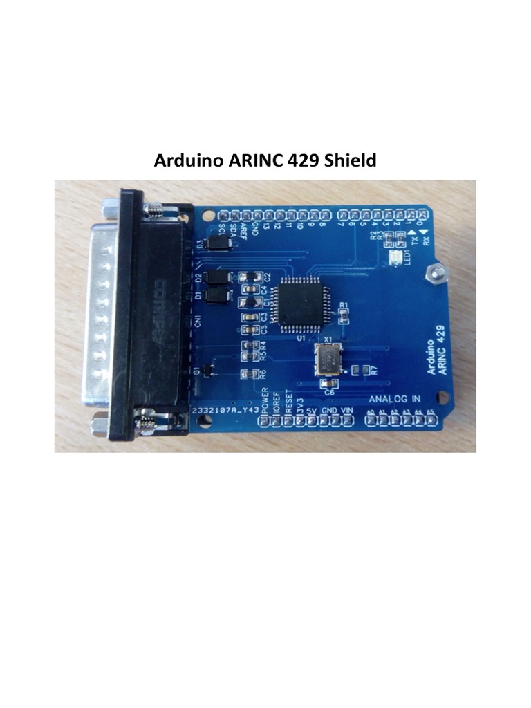 Arduino ARINC 429 | PDF | Electrical Engineering | Data Transmission