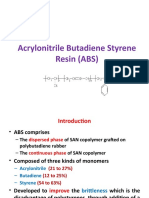 Acrylonitrile Butadiene Styrene Resin (ABS)