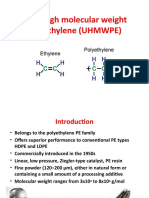 Ultra high molecular weight polyethylene (UHMWPE) applications