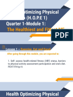 Health Optimizing Physical Education (H.O.P.E 1) Quarter 1-Module 1