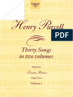 Purcell - Songs, Vol 1 (Oxford)