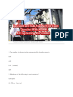 Assistant and Sub Assistant Job Question With Answer