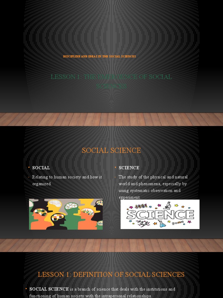 Emergence of Social Sciences Overview | PDF | Science | Social Sciences