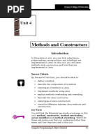 Unit 4: Methods and Constructors