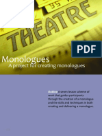 Monologues: A Project For Creating Monologues